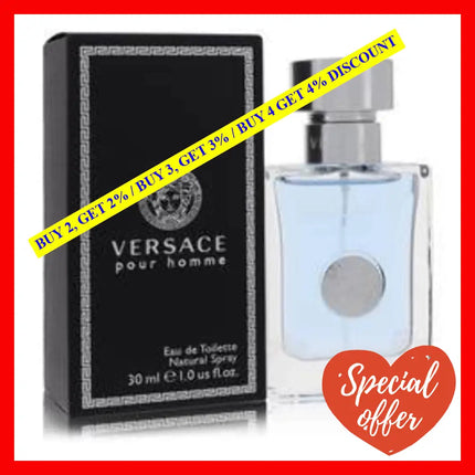 Versace Pour Homme By For Men - 1 Oz Edt Spray