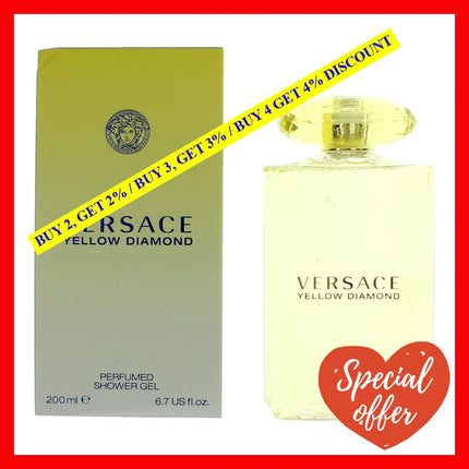 Versace Yellow Diamond By 6.7 Oz Shower Gel For Women