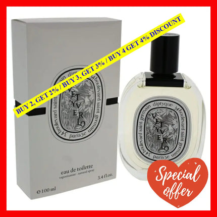 Vetyverio By Diptyque For Unisex - 3.4 Oz Edt Spray