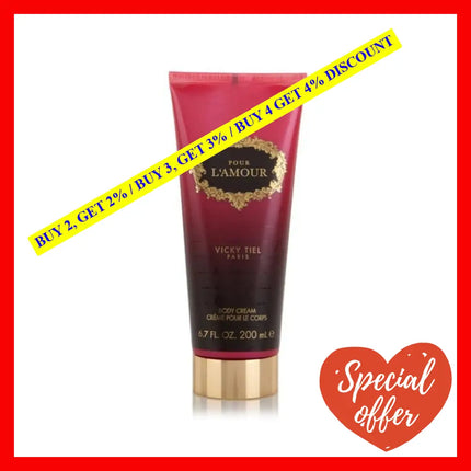 Vicky Tiel Pour L’amour Body Cream 6.7 Oz. / (200 Ml.