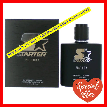 Victory By Starter 3.4 Oz Eau De Toilette Spray For Men