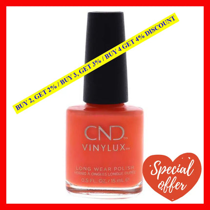 Vinylux Nail Polish - 322 B-Day Candle By Cnd For Women 0.5 Oz