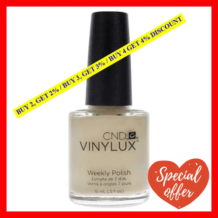 Vinylux Weekly Polish - 136 Powder My Noise By Cnd For Women 0.5 Oz Nail