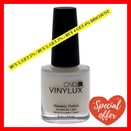 Vinylux Weekly Polish - 151 Studio White By Cnd For Women 0.5 Oz Nail