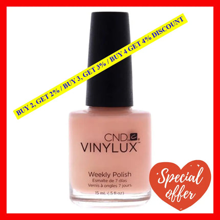 Vinylux Weekly Polish - 181 Salmon Run By Cnd For Women 0.5 Oz Nail