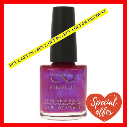 Vinylux Weekly Polish - 209 Magenta Mischief By Cnd For Women 0.5 Oz Nail