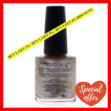 Vinylux Weekly Polish - 229 Brass Button By Cnd For Women 0.5 Oz Nail