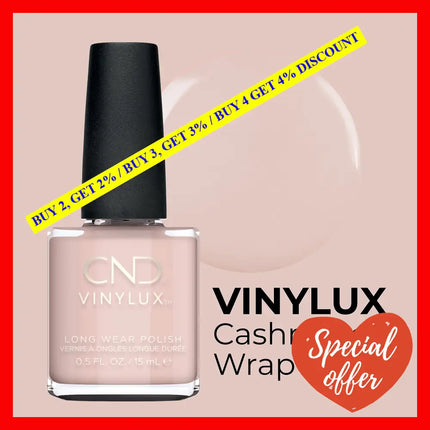 Vinylux Weekly Polish - 259 Cashmere Wrap By Cnd For Women 0.5 Oz Nail