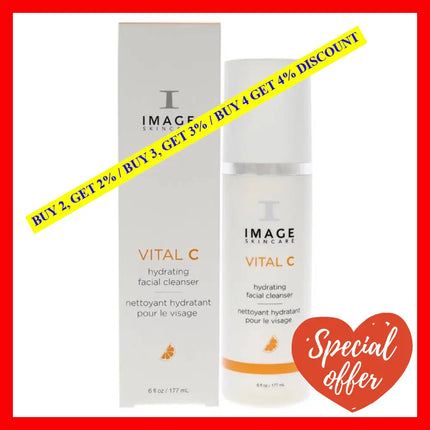 Vital C Hydrating Facial Cleanser By Image For Unisex - 6 Oz