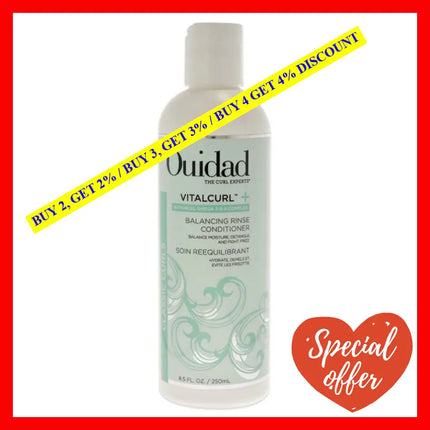 Vitalcurl Plus Balancing Rinse Conditioner By Ouidad For Unisex - 8.5 Oz