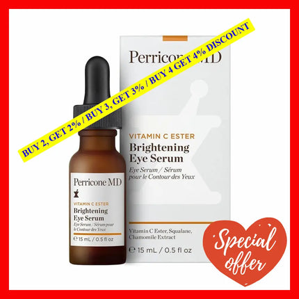 Vitamin C Ester Brightening Eye Serum By Perricone Md For Unisex - 0.5 Oz