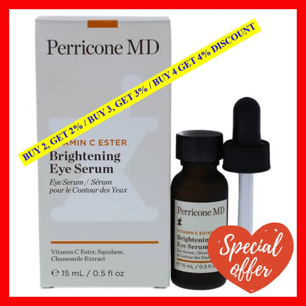 Vitamin C Ester Brightening Eye Serum By Perricone Md For Unisex - 0.5 Oz