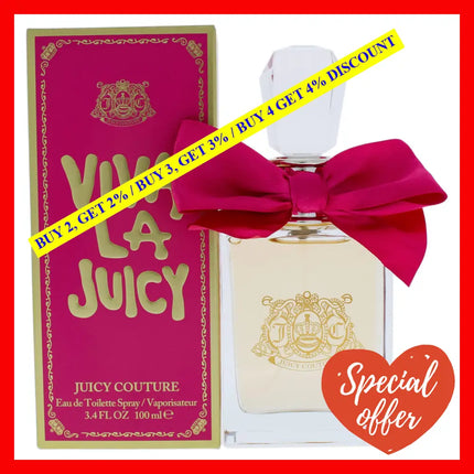 Viva La Juicy By Couture For Women - 3.4 Oz Edt Spray