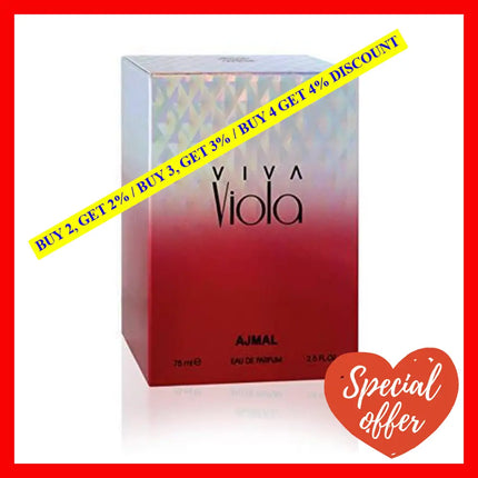 Viva Viola By Ajmal For Women - 2.5 Oz Edp Spray