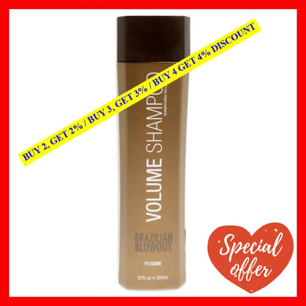 Volume Shampoo By Brazilian Blowout For Unisex - 12 Oz