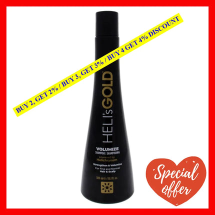 Volumize Shampoo By Helis Gold For Unisex - 10.1 Oz