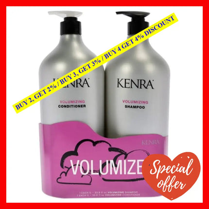 Volumizing Shampoo And Conditioner Duo By Kenra For Unisex - 2 X 33.8 Oz