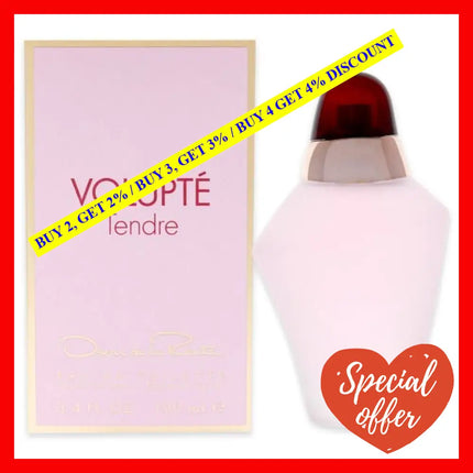 Volupte Tendre By Oscar De La Renta For Women - 3.4 Oz Edt Spray