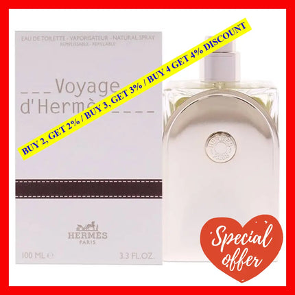 Voyage Dhermes By Hermes For Unisex - 3.3 Oz Edt Spray (Refillable)