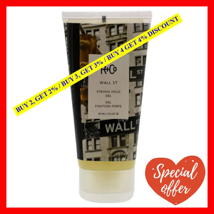 Wall Street Strong Hold Gel By R+Co For Unisex - 5 Oz