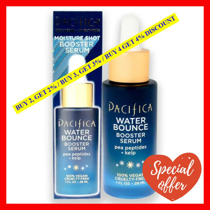 Water Bounce Moisture Shot Booster Serum By Pacifica For Unisex - 1 Oz