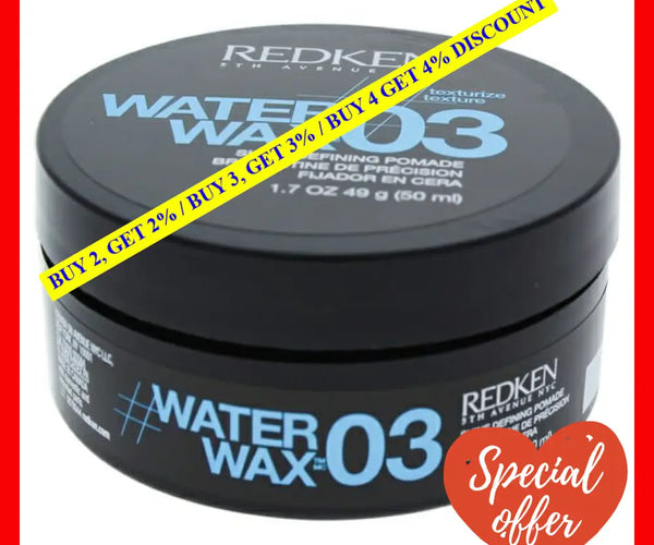 (2) Redken Water Wax deals 03 Shine Defining Pomade