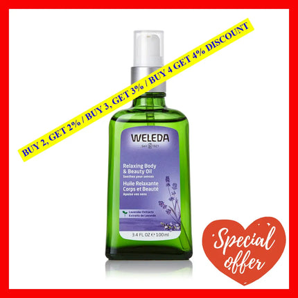 Weleda Lavender Relaxing Body Oil 100 Ml - 4001638500807