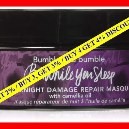 While You Sleep Overnight Damage Repair Masque By Bumble And For Unisex - 6.4 Oz