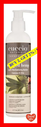 Whipped Hemp Light Revitalizing Butter - Cupuacu And Chia By Cuccio Naturale For Women 8 Oz