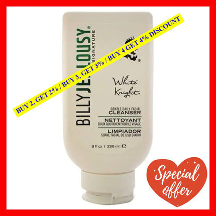 White Knight Facial Cleanser By Billy Jealousy For Men - 8 Oz