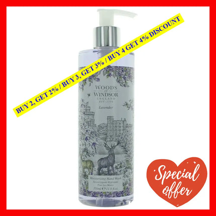 Woods Of Windsor Lavender By 11.8 Oz Moisturising Hand Wash For Women