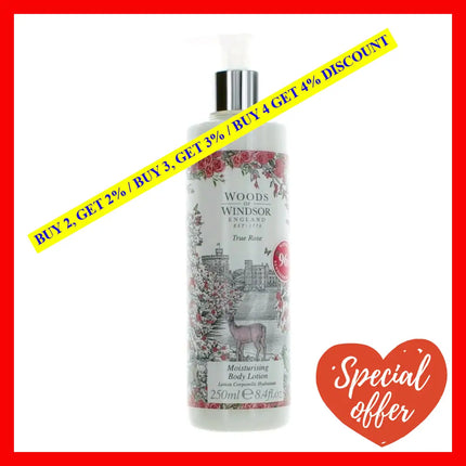 Woods Of Windsor True Rose By 8.4 Oz Moisturising Body Lotion For Women