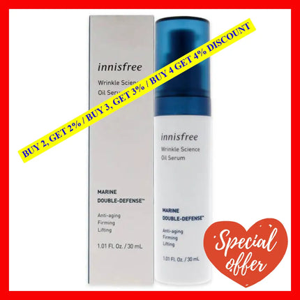 Wrinkle Science Oil Serum By Innisfree For Unisex - 1.01 Oz