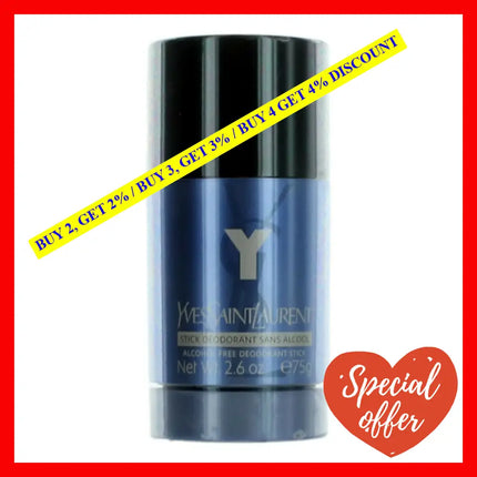 Y By Yves Saint Laurent 2.6 Oz Deodorant Stick For Men