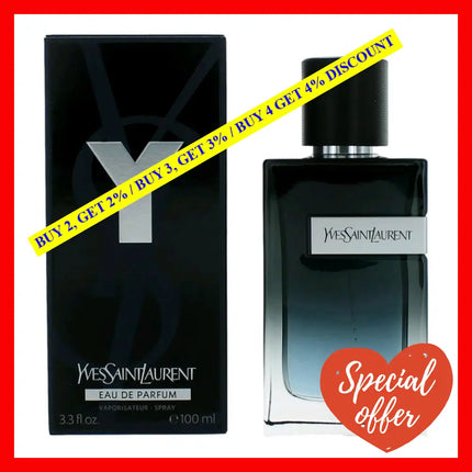 Y By Yves Saint Laurent 3.3 Oz Eau De Parfum Spray For Men