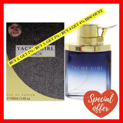 Yacht Girl Black By Myrurgia For Women - 3.4 Oz Edp Spray