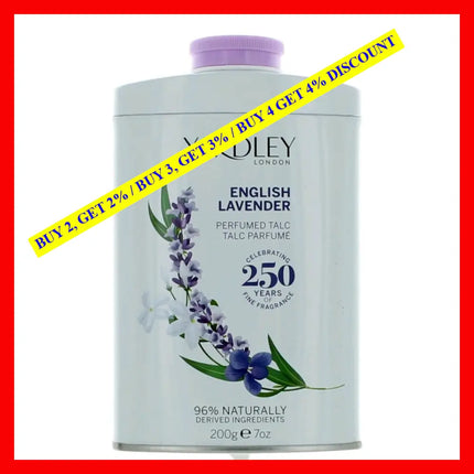 Yardley English Lavender By Of London 7 Oz Perfumed Talc For Women