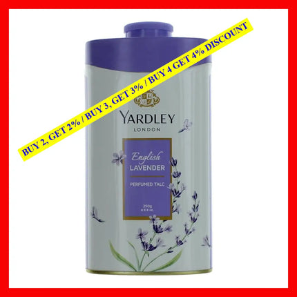 Yardley English Lavender By Of London 8.8 Oz Perfumed Talc For Women