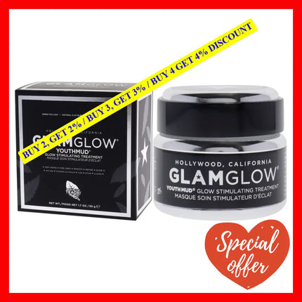 Youthmud Glow Stimulating Treatment By Glamglow For Unisex - 1.7 Oz