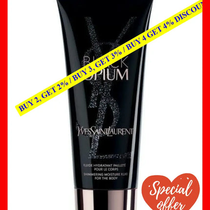 Ysl Black Opium 6.7 Shimmering Body Lotion