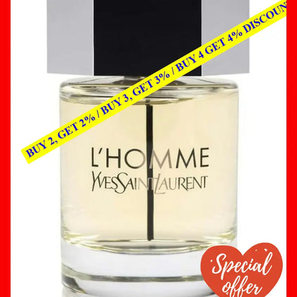 Ysl L’homme Edt Spray For Men 100Ml - 3365440316560