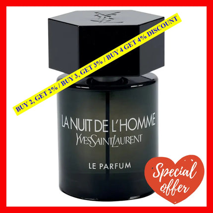 Yves Saint Laurent La Nuit De L’homme Le Parfum For Men Parfum 3.4 Oz 100 Ml Spray