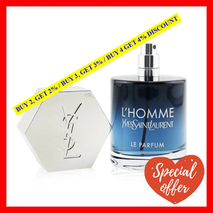 Yves Saint Laurent L’homme Le Parfum Spray For Men 3.3 Oz / 100 Ml