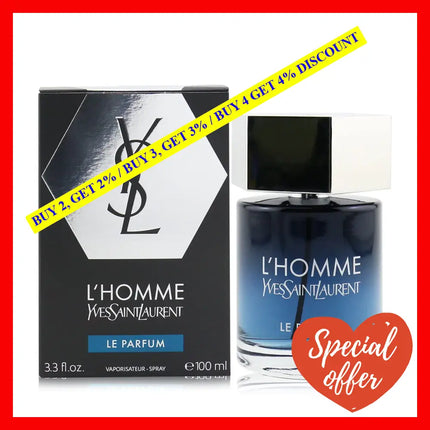 Yves Saint Laurent L’homme Le Parfum Spray For Men 3.3 Oz / 100 Ml