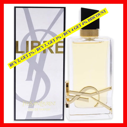 Yves Saint Laurent Libre Women 3 Oz Edp Spray