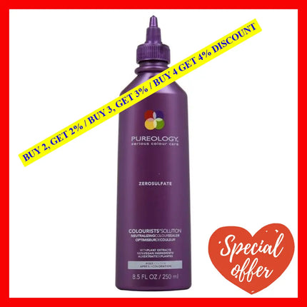 Zerosulfate Neutralizing Colour Sealer By Pureology For Unisex - 8.5 Oz Treatment