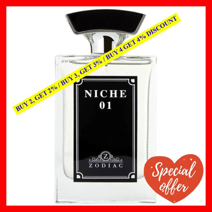 Zodiac Niche 01 Perfume Eau De Parfum Spray 3.4 Oz 100Ml